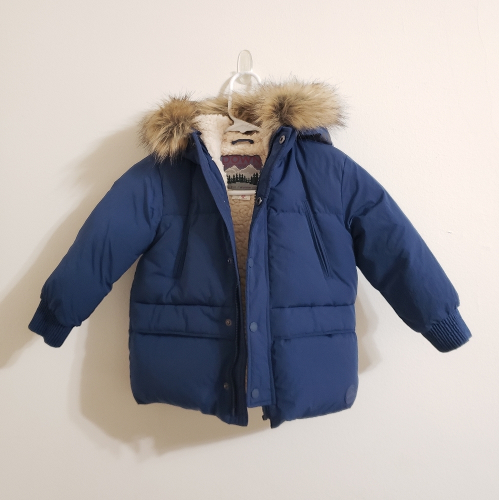 Zara Kid's Down Feather Jacket - Picture 3 of 8
